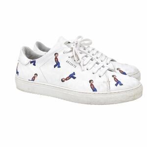 Axel Arigato Clean 90 Limited Drop Sneakers | Illustrated Print White Leather